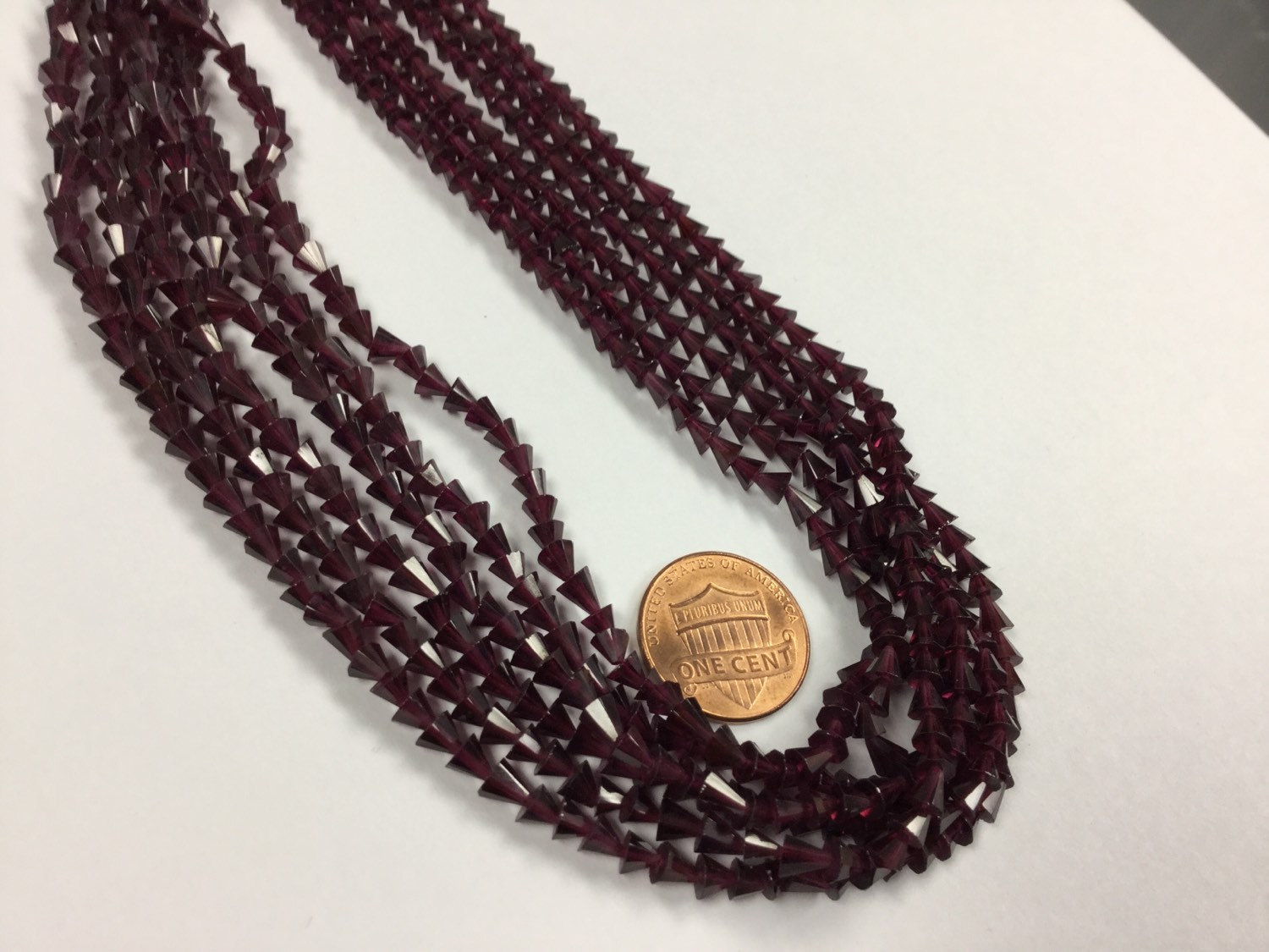Garnet Cone Cut Faceted