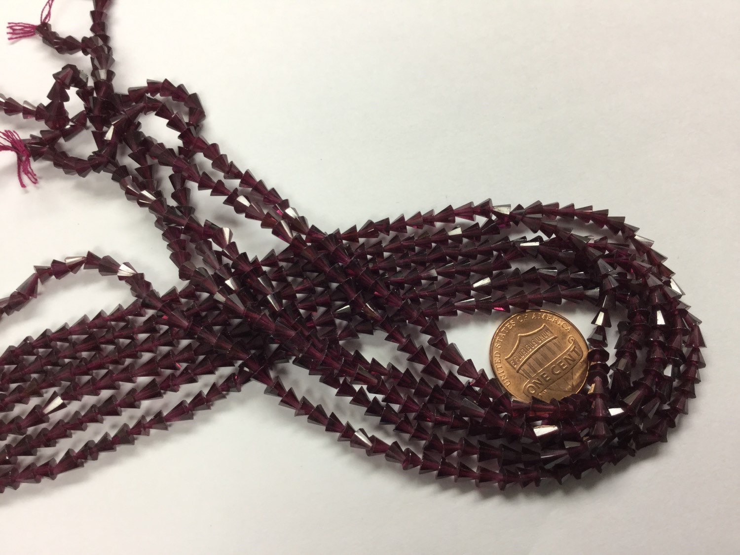 Garnet Cone Cut Faceted