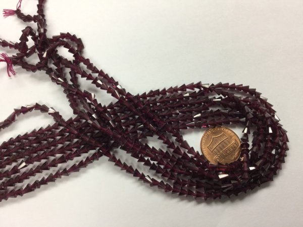Garnet Cone Cut Faceted