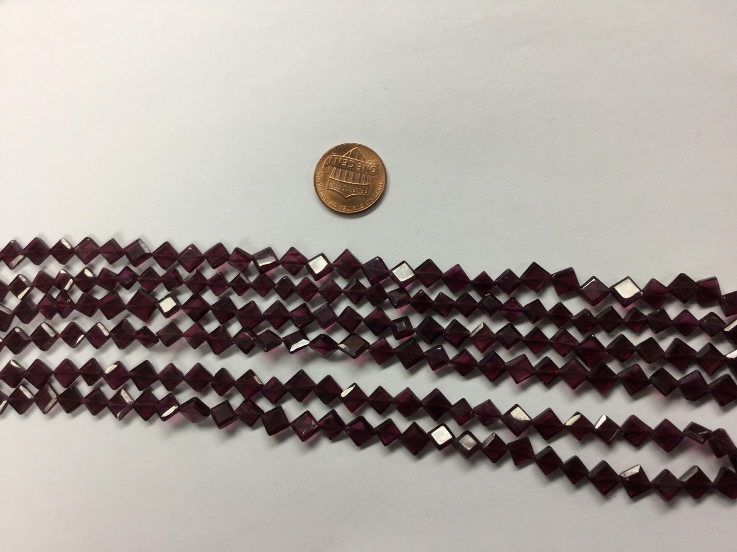 Garnet Kite Cut Faceted