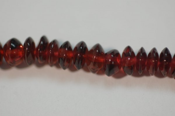 Garnet Rondelle Faceted
