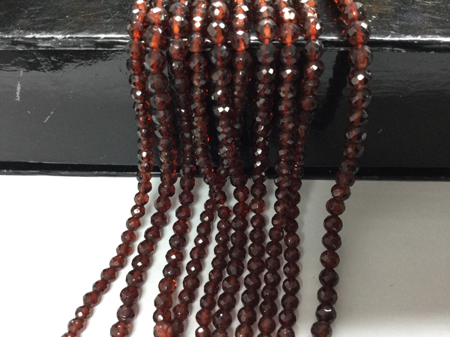 Hessonite Garnet Round Faceted