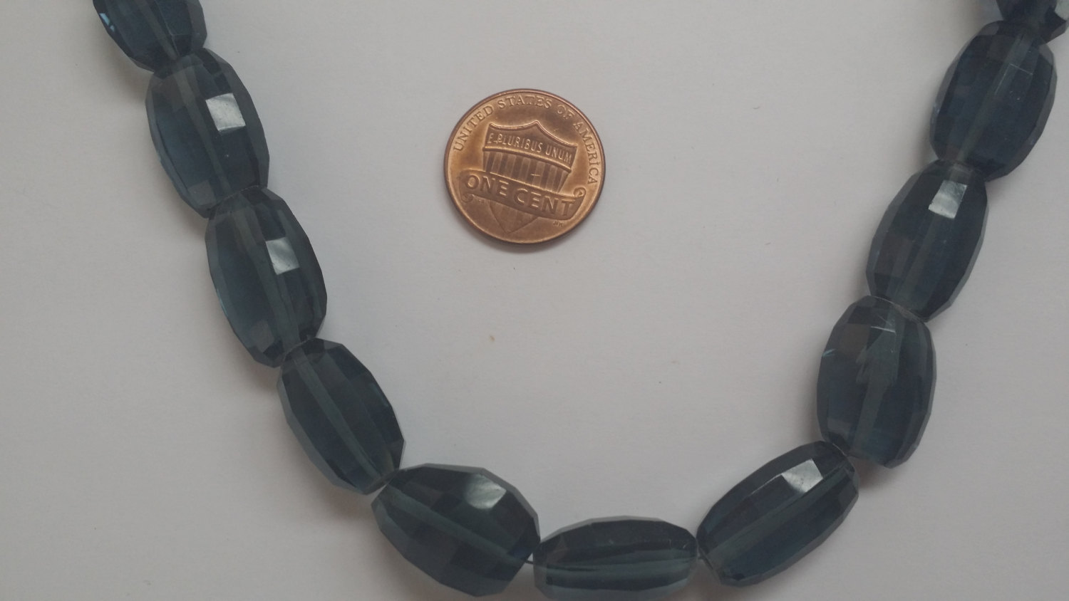 Gray Oval Step Cut Hydro Quartz