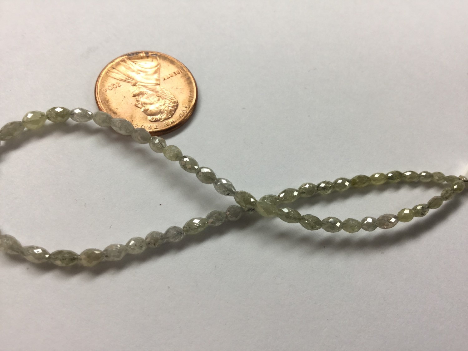 Grayish Brown Diamonds Rounded Ovals Faceted