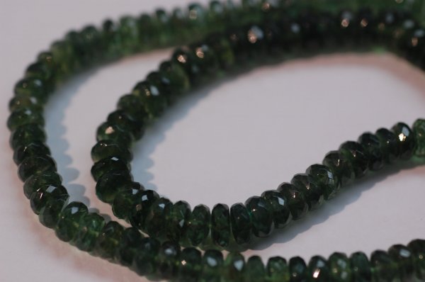 Green Apatite Rondelle  (BIGGER SIZE)
