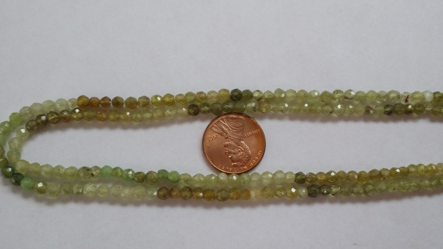 Green Grossular Garnet Rounds Faceted