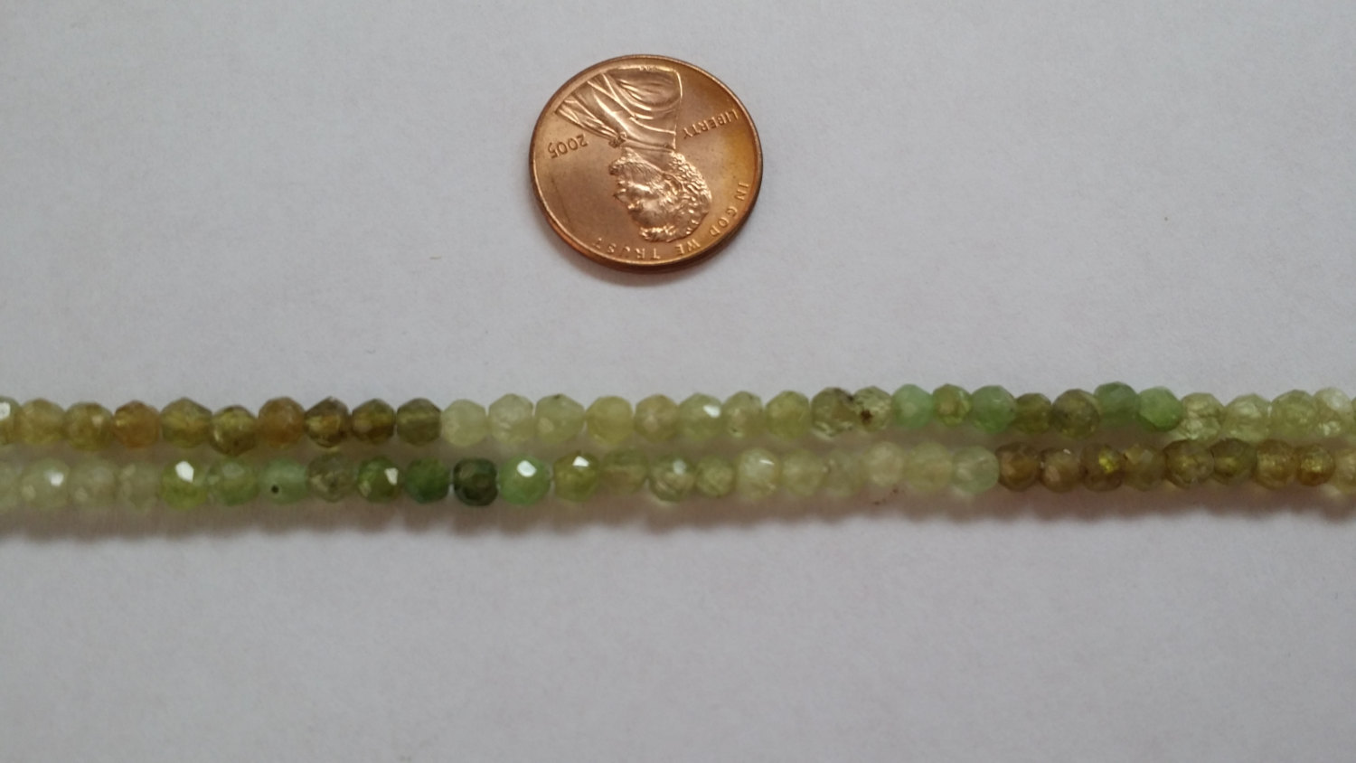 Green Grossular Garnet Rounds Faceted