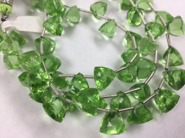 Green Hydro Quartz  Trillions Faceted