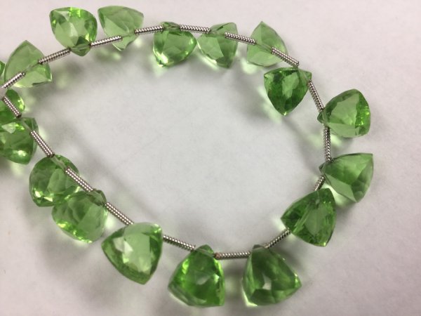 Green Hydro Quartz  Trillions Faceted