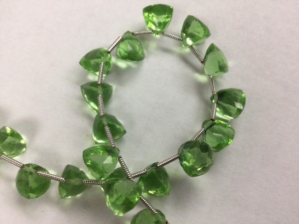 Green Hydro Quartz  Trillions Faceted