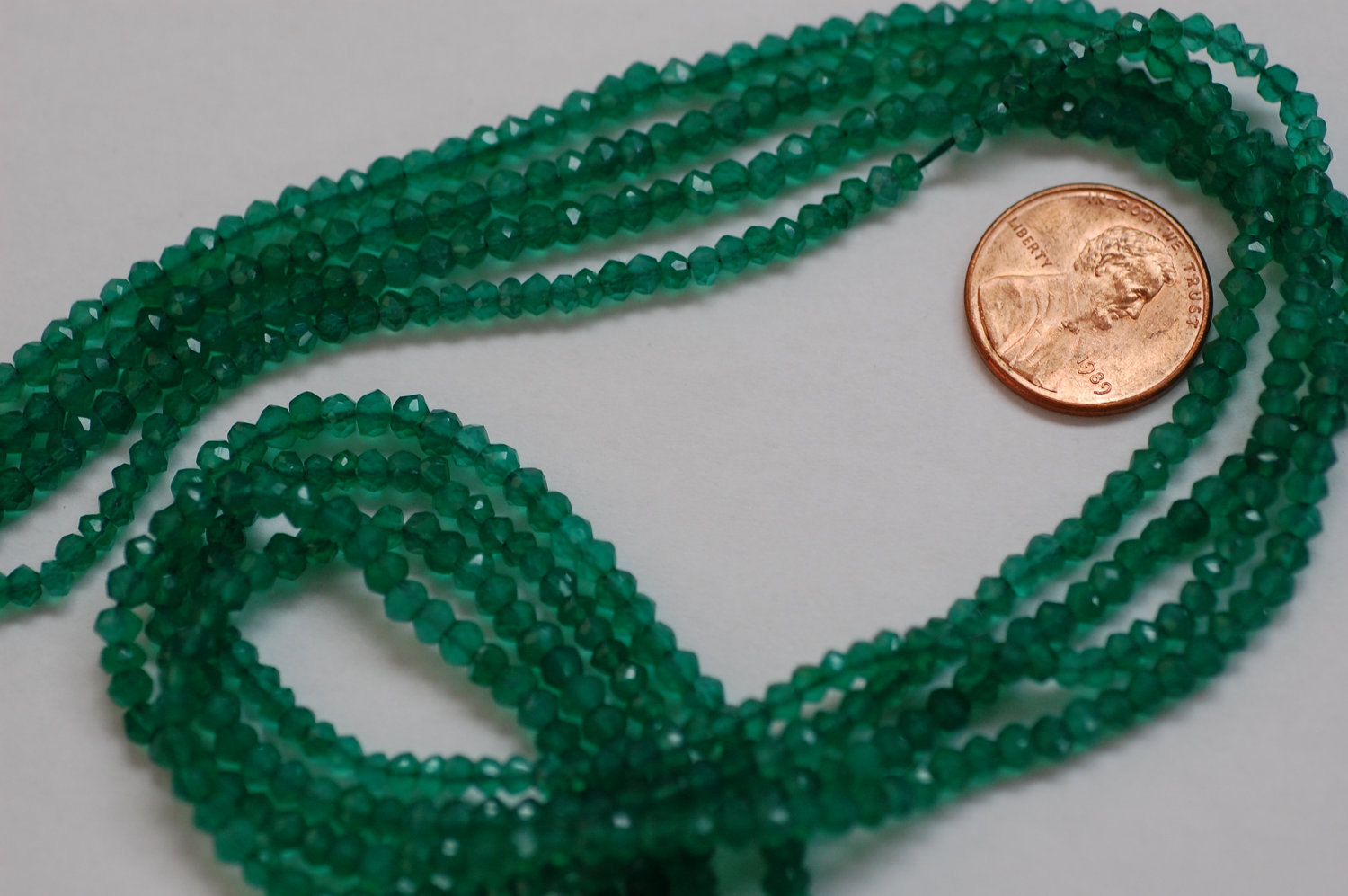 Green Onyx Rondelle