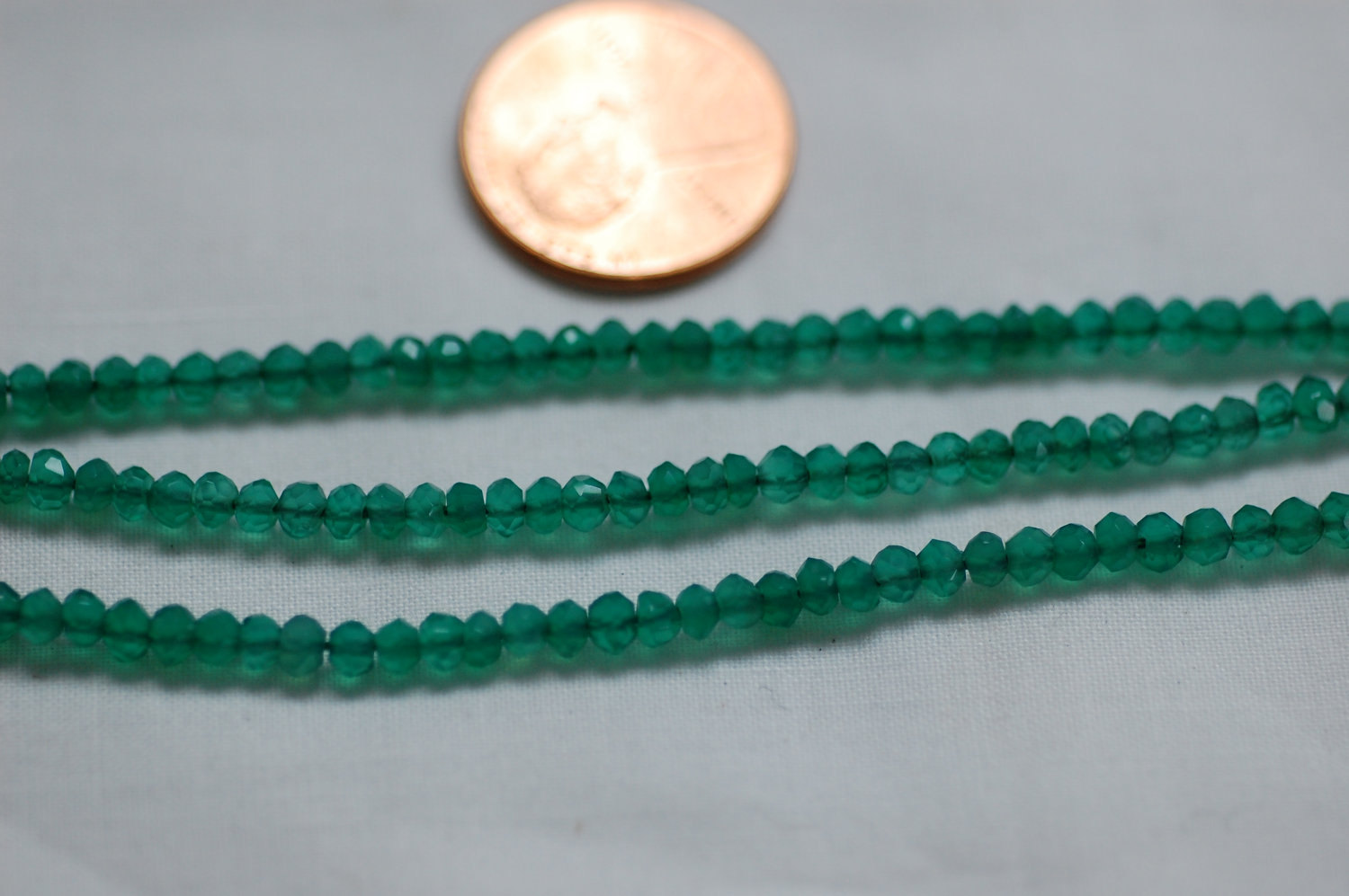 Green Onyx Rondelle
