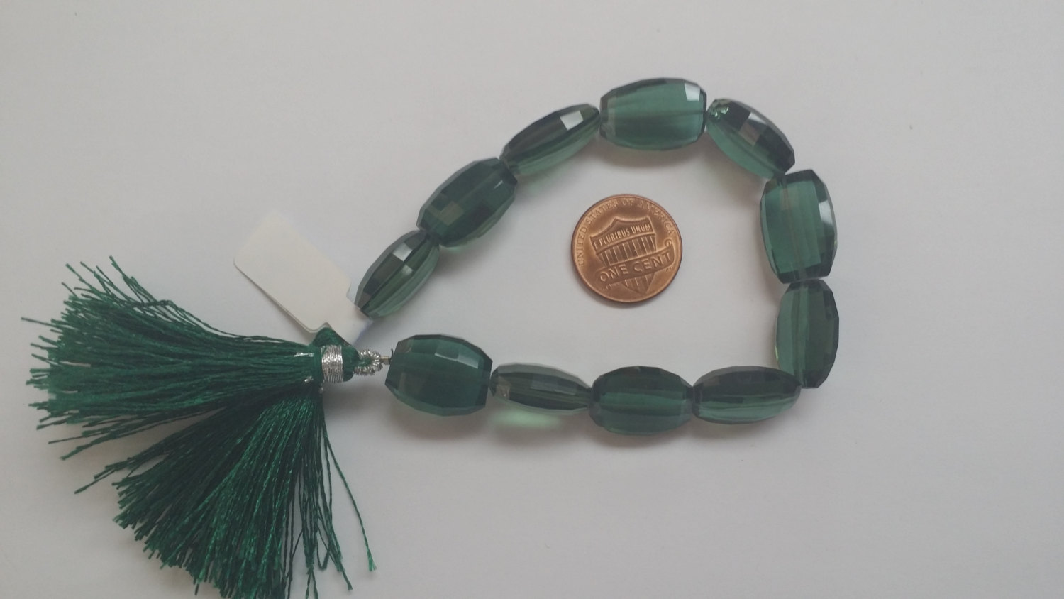 Green Oval Step Cut Hydro Quartz