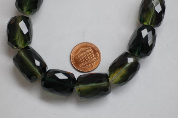 Green Quartz Nuggets Faceted