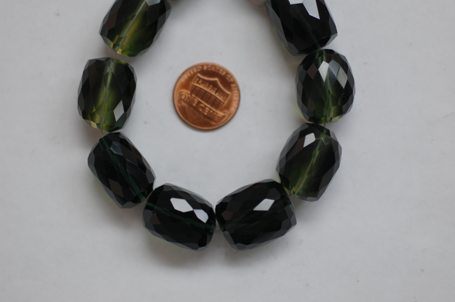 Green Quartz Nuggets Faceted