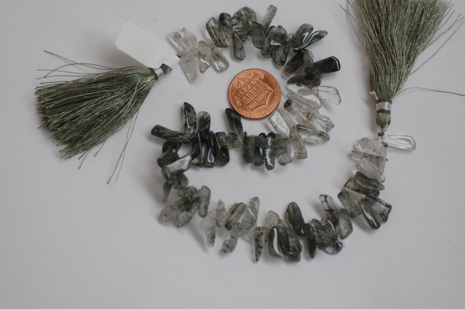 Green Rutilated Quartz Funky Smooth
