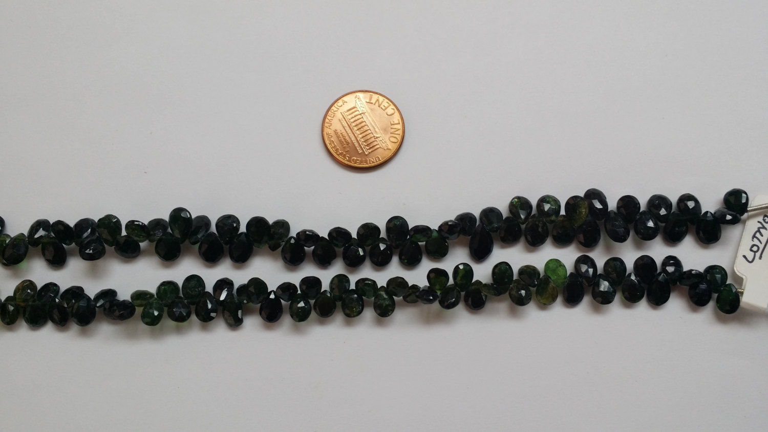 Green Tourmaline Pears Faceted
