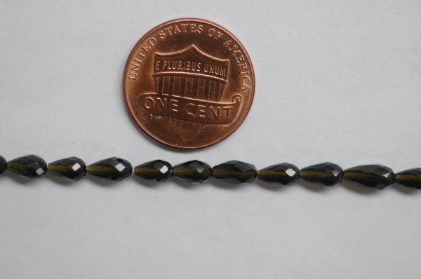 Green Tourmaline Straight Drill Drops Faceted