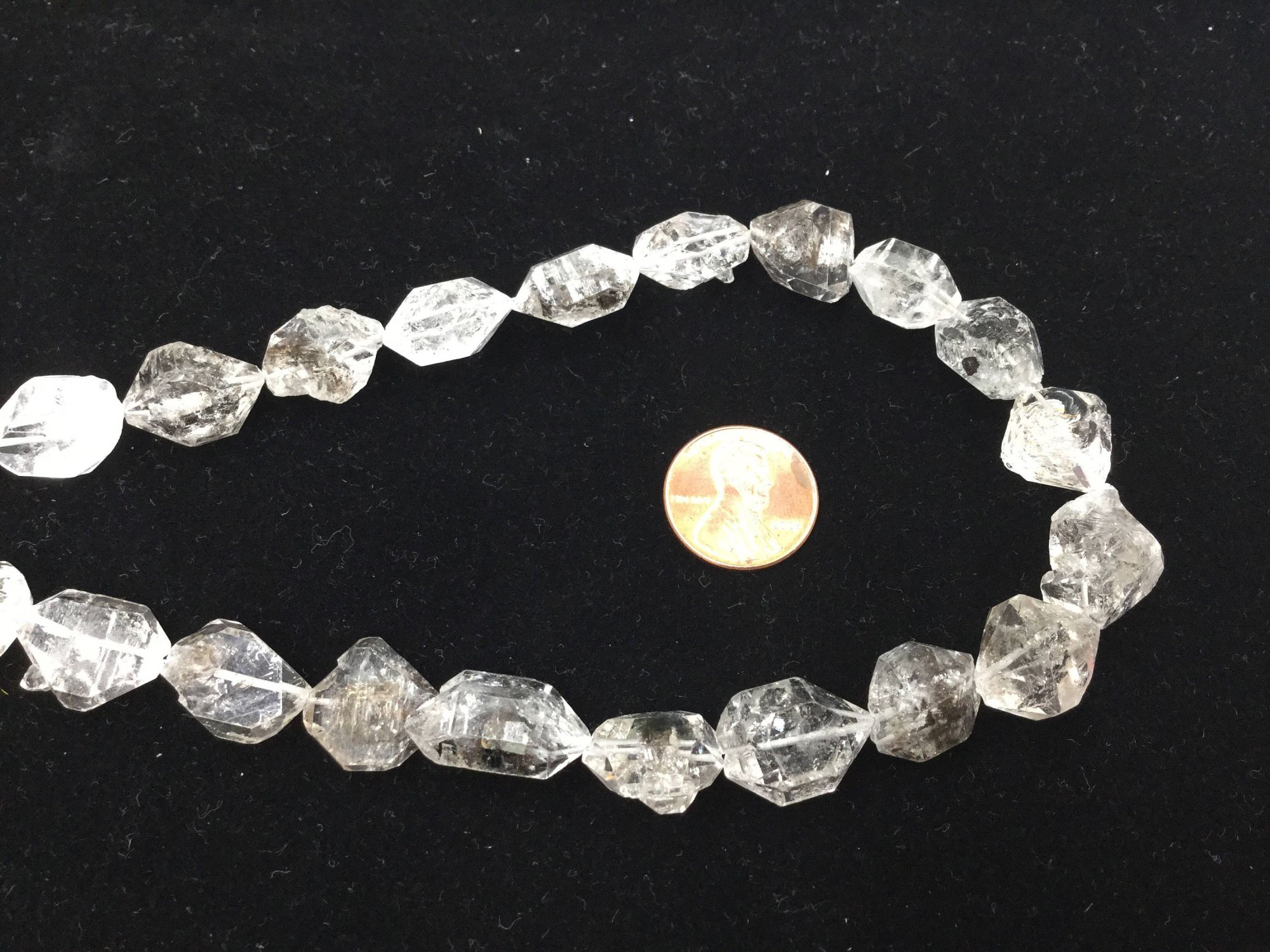 Herkimar Diamonds Funky Cut Faceted (Quartz)