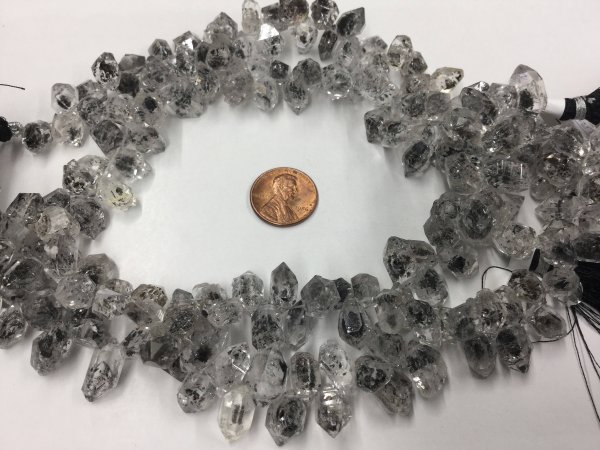 Herkimer Diamonds Funky Cut Faceted(Quartz)