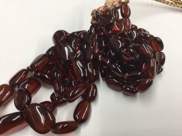Hessonite Garnet Nugget Smooth