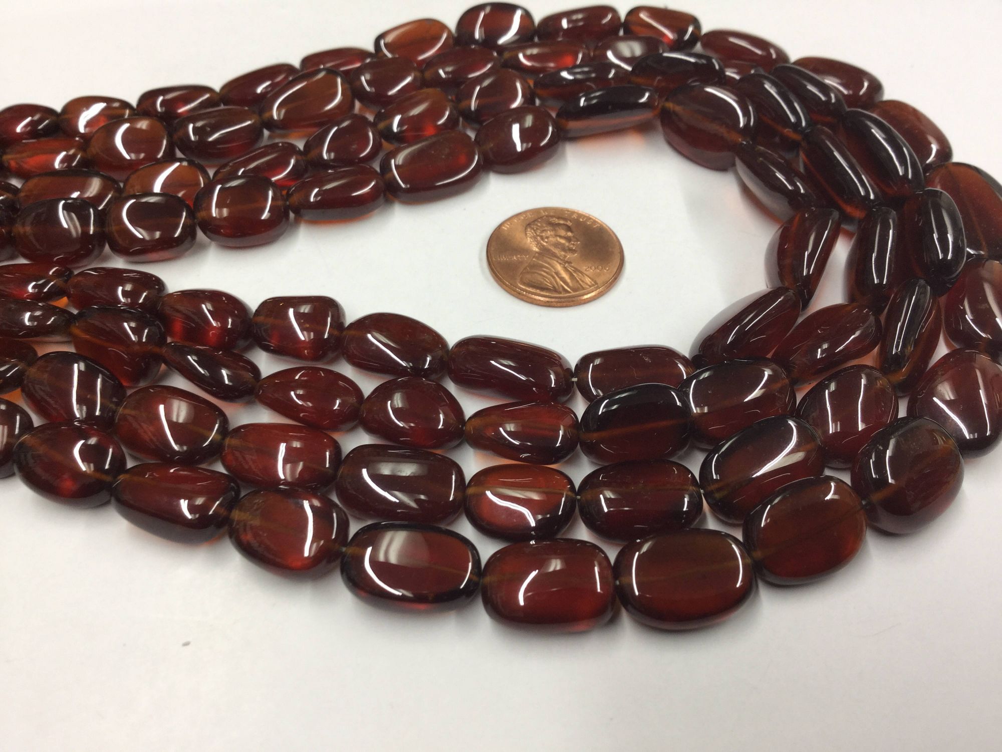 Hessonite Garnet Nugget Smooth