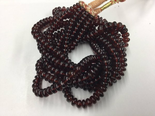 Hessonite Garnet Rondelles Smooth