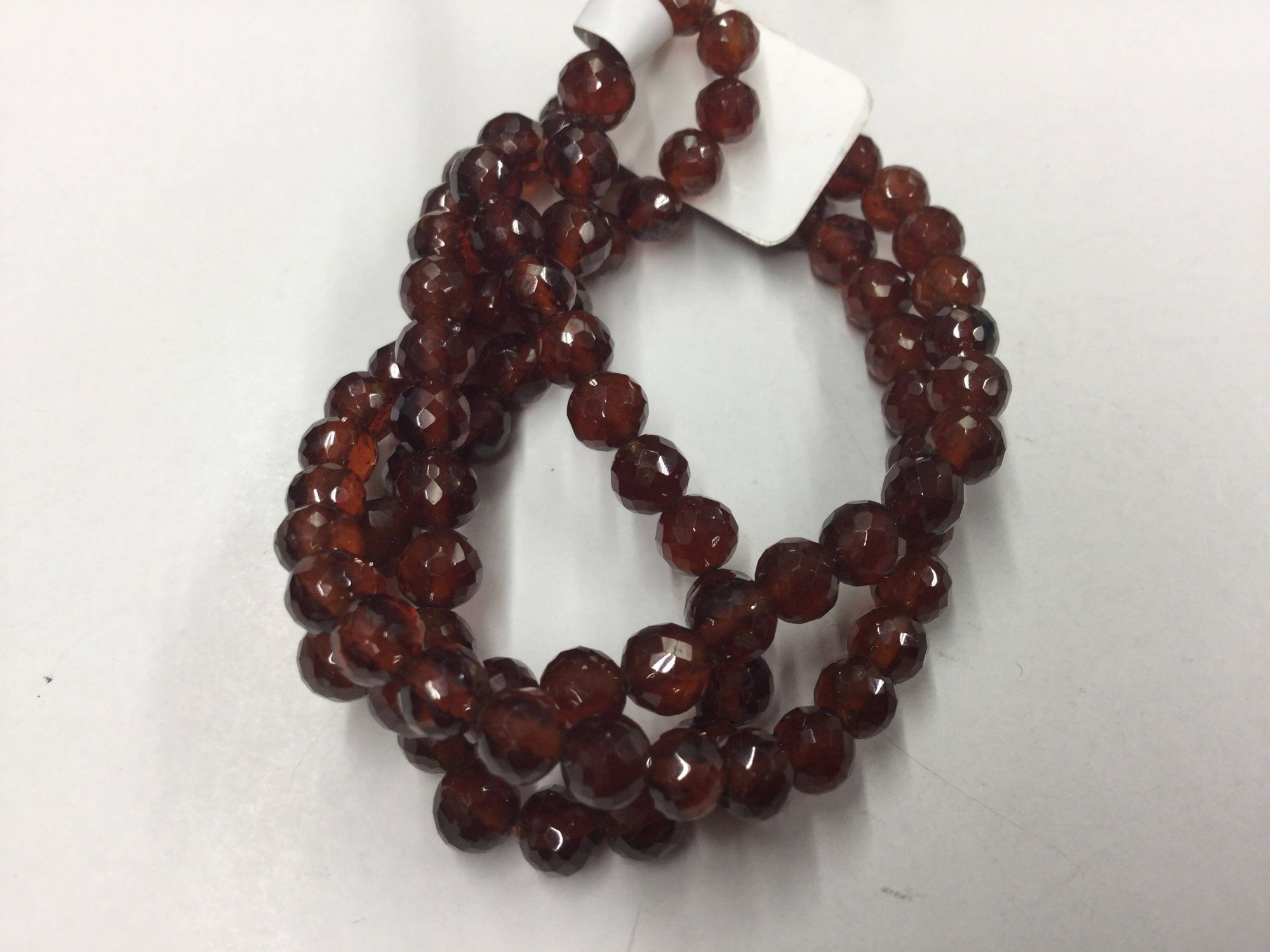 Hessonite Garnet Rounds Faceted