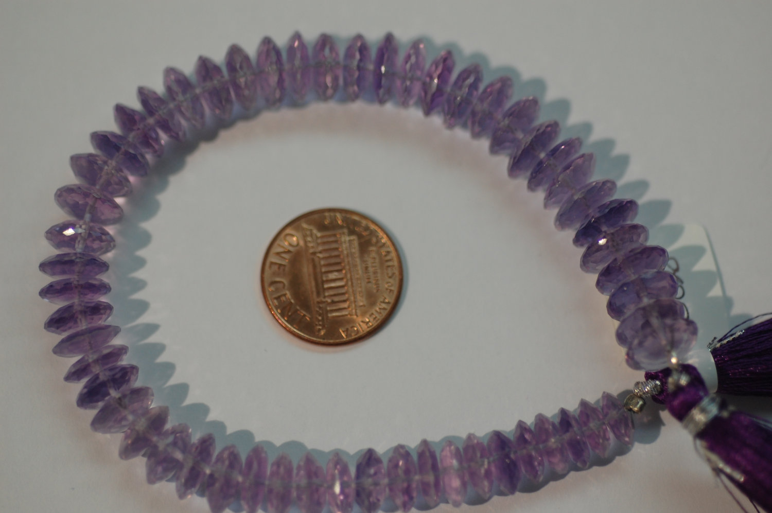 Hydro Brazilian Amethyst Disk Faceted