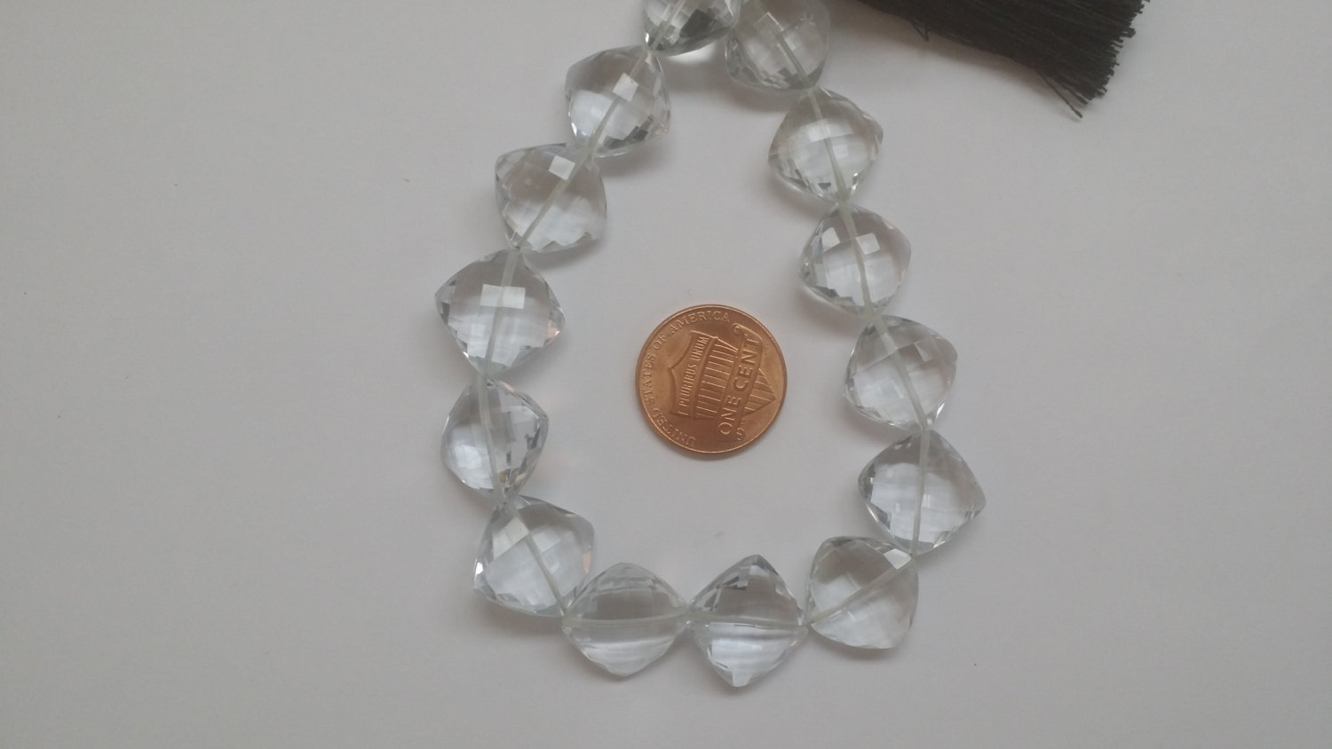 Hydro Crystal Quartz Cushions Faceted