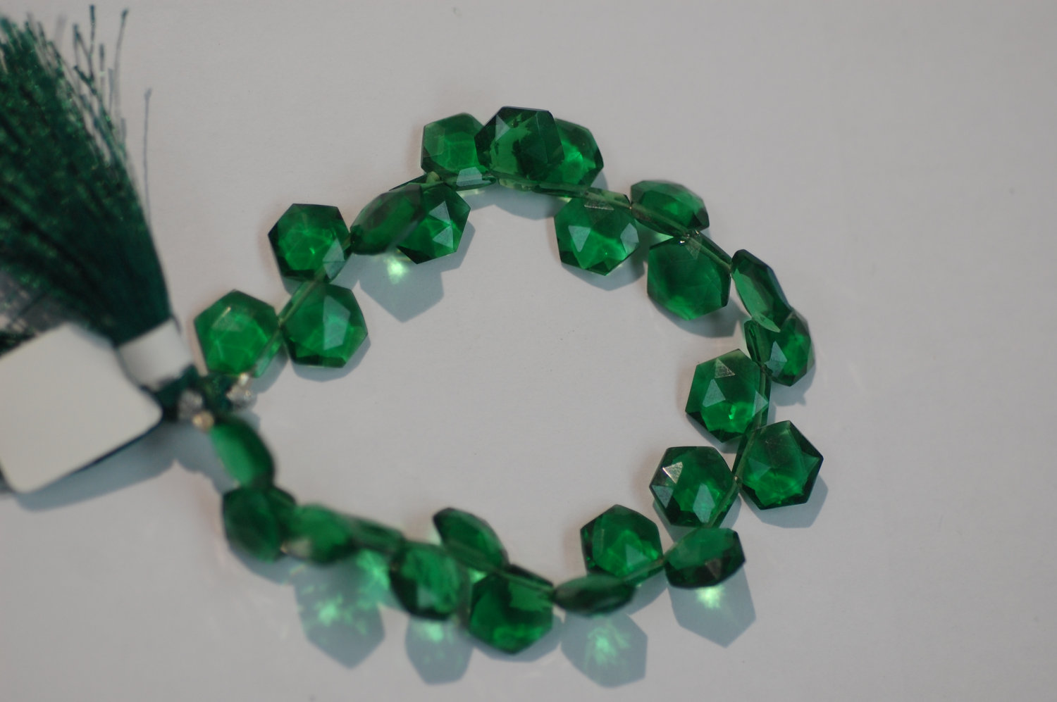 Hydro Green Octagon Faceted