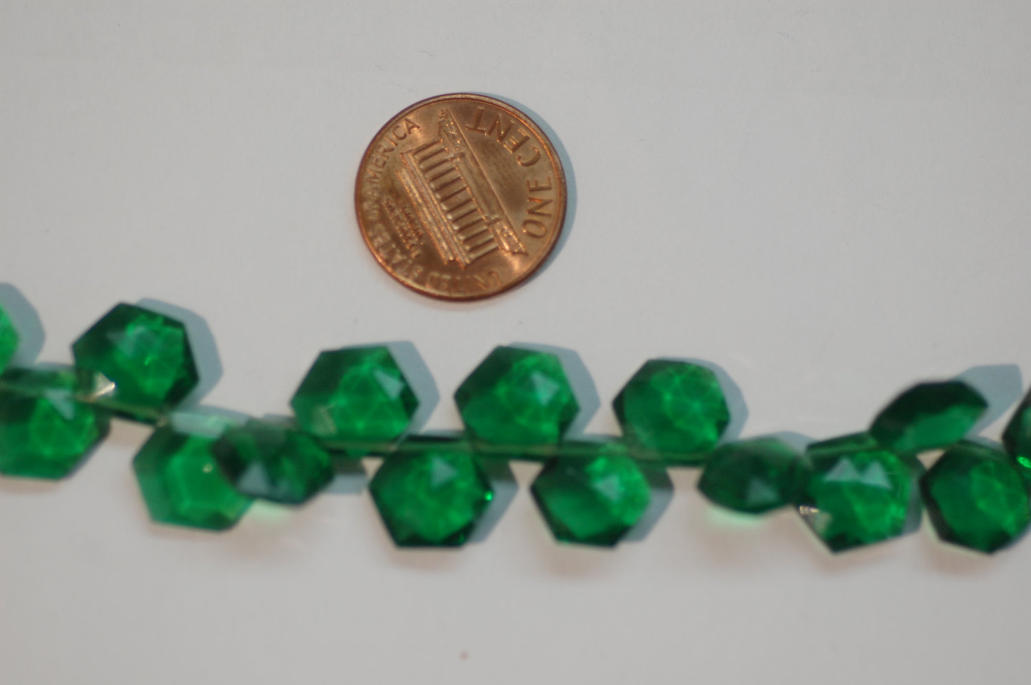 Hydro Green Octagon Faceted