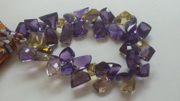 Hydro Quartz Funky Cut Faceted