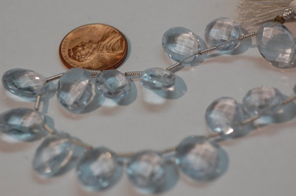 Ice Quartz Oval Faceted