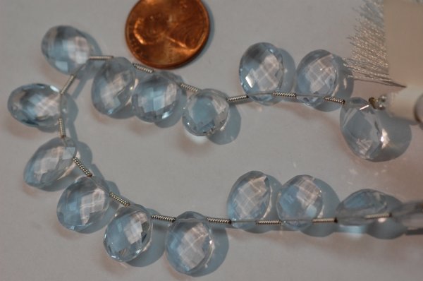 Ice Quartz Oval Faceted