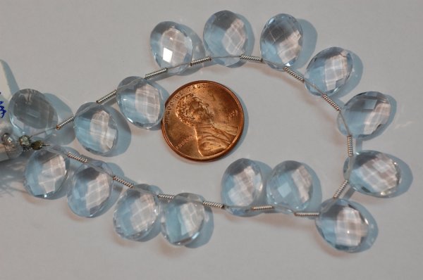 Ice Quartz Oval Faceted