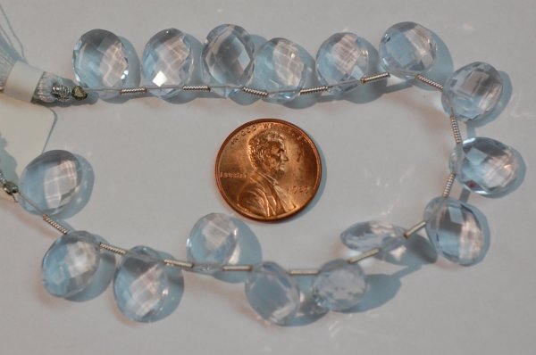 Ice Quartz Oval Faceted