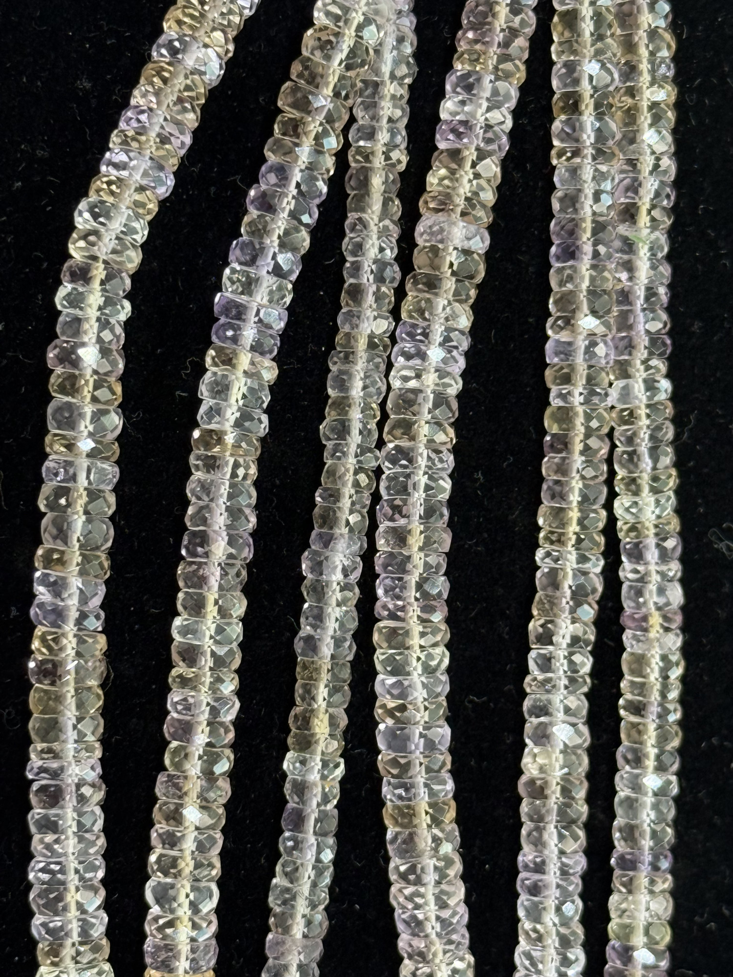 Shaded Ametrine Rondelle Faceted