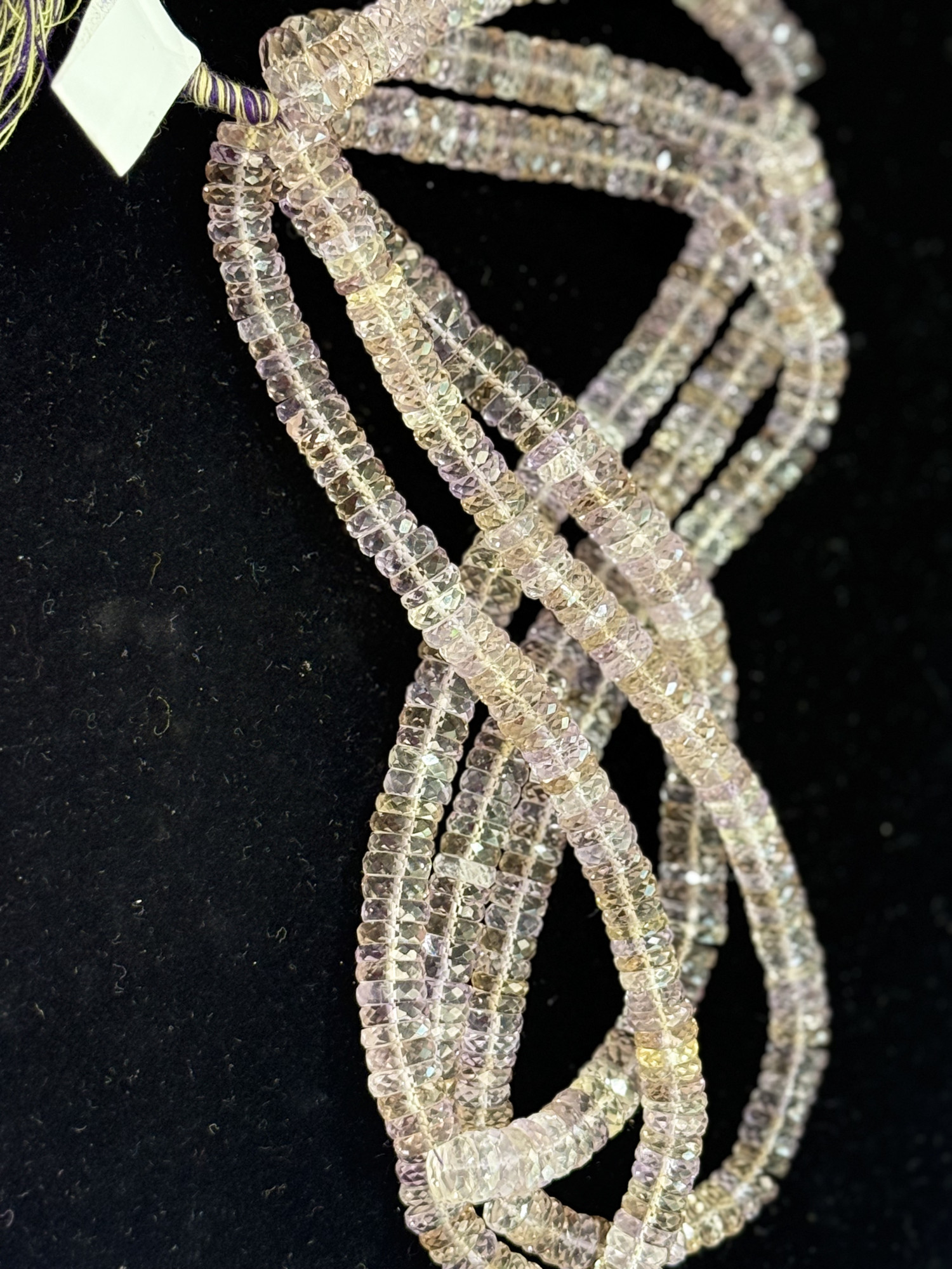 Shaded Ametrine Rondelle Faceted