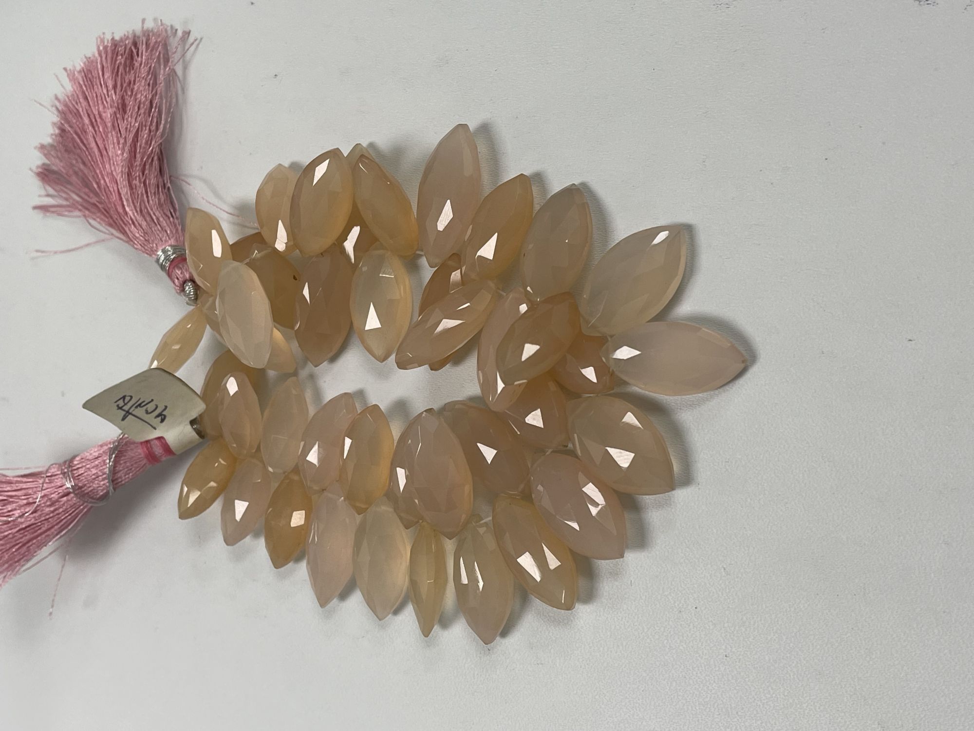 Pink Chalcedony Marquise Faceted