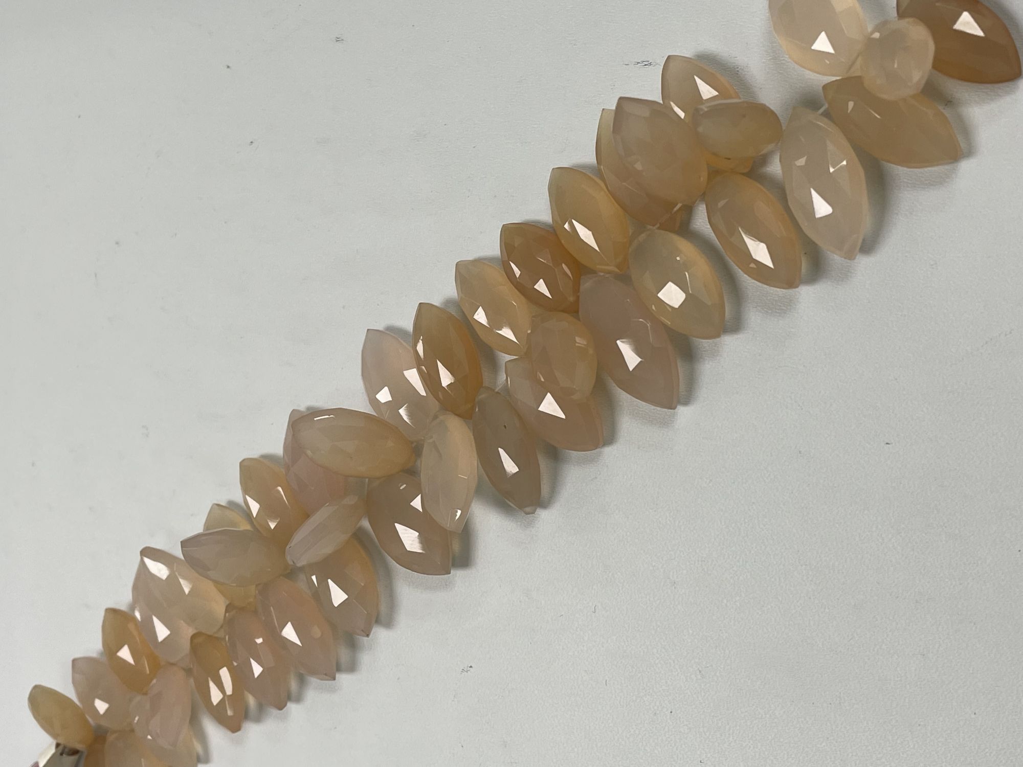 Pink Chalcedony Marquise Faceted