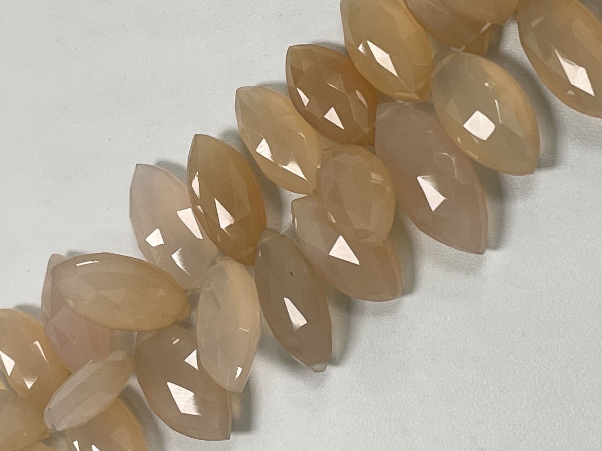 Pink Chalcedony Marquise Faceted