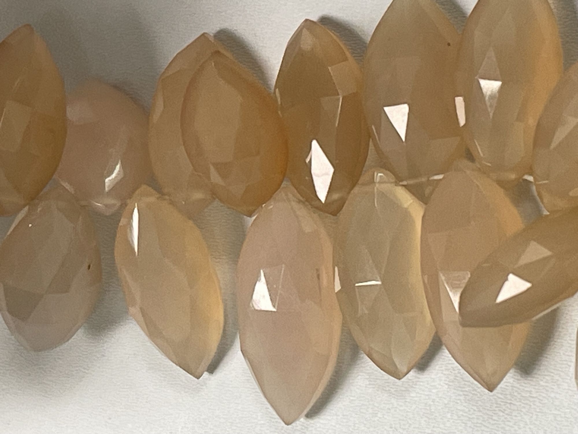 Pink Chalcedony Marquise Faceted