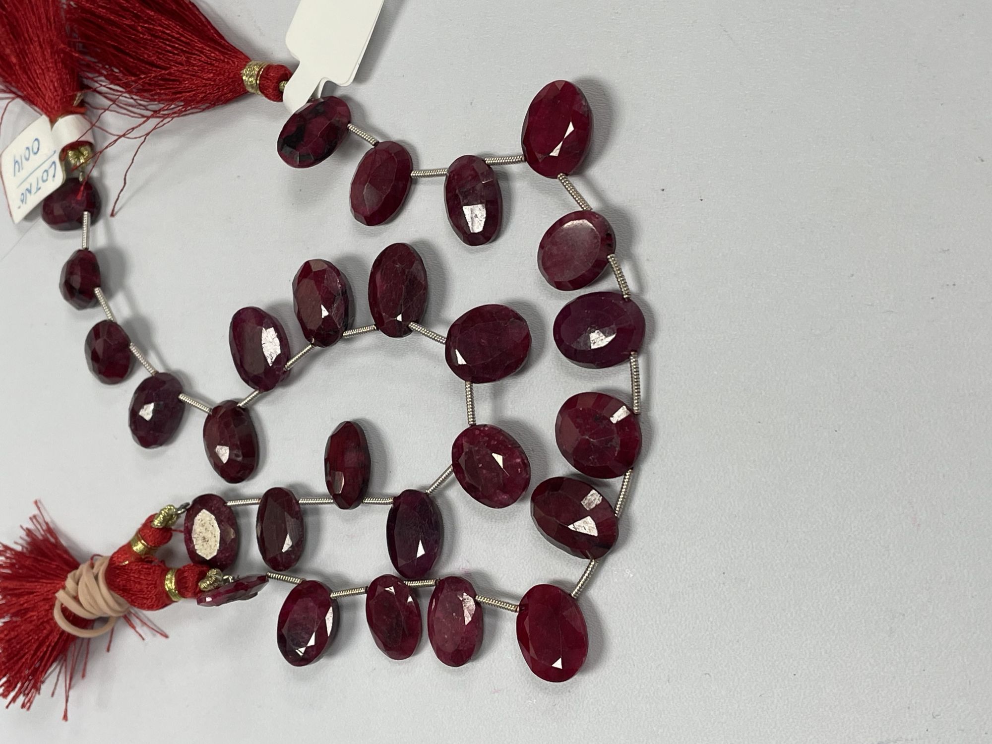 Dyed Ruby Oval Faceted