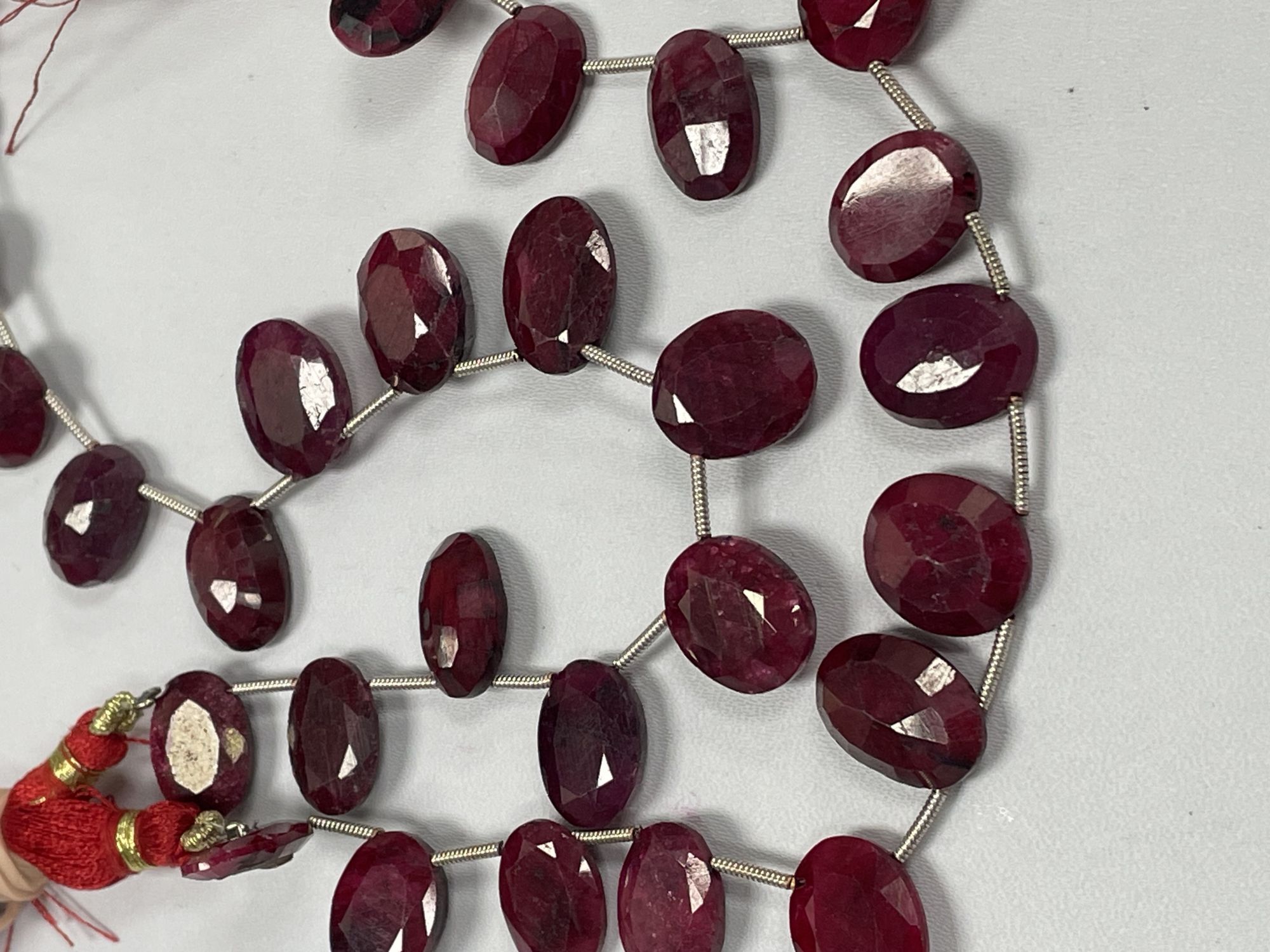 Dyed Ruby Oval Faceted
