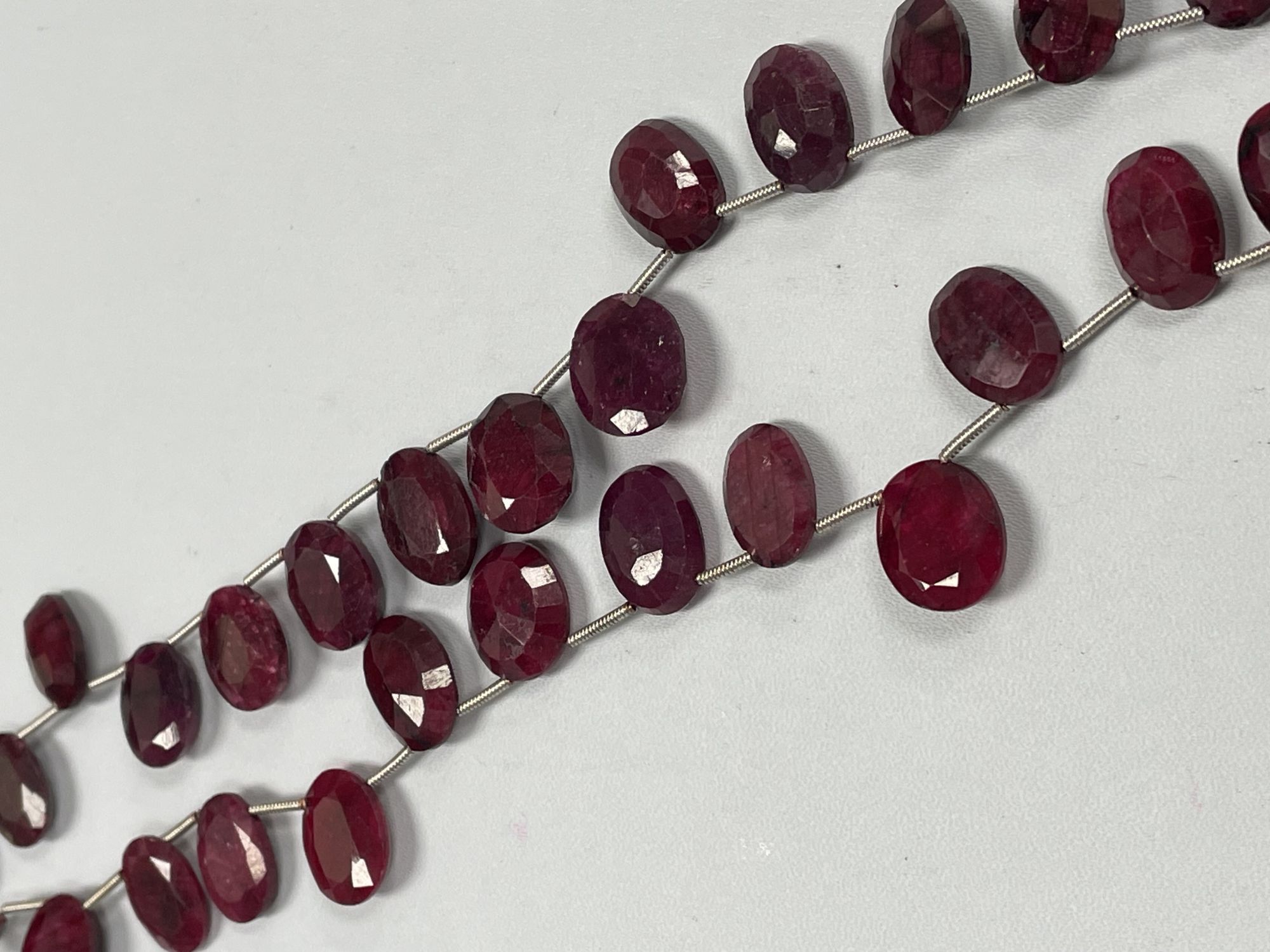 Dyed Ruby Oval Faceted
