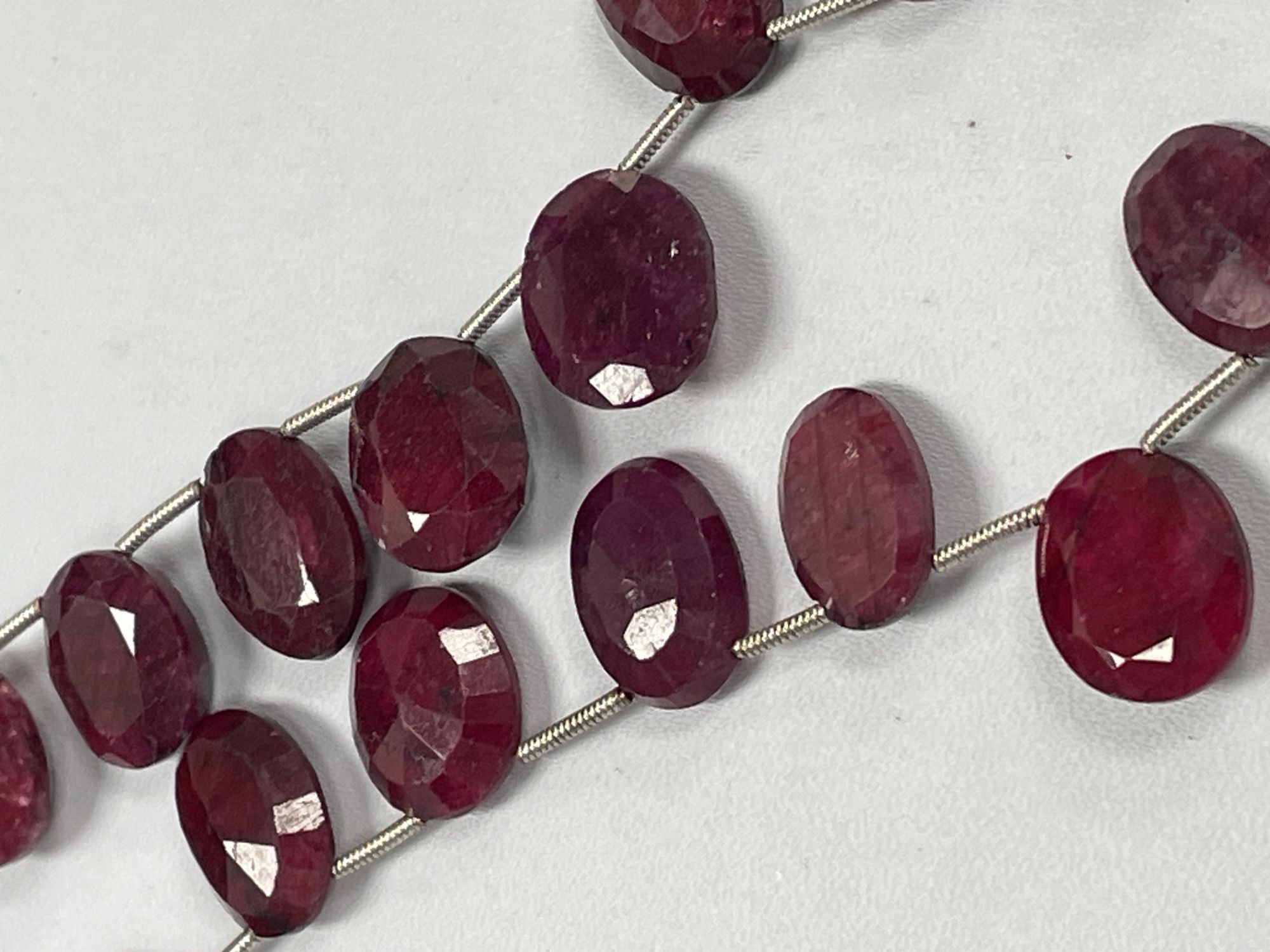 Dyed Ruby Oval Faceted