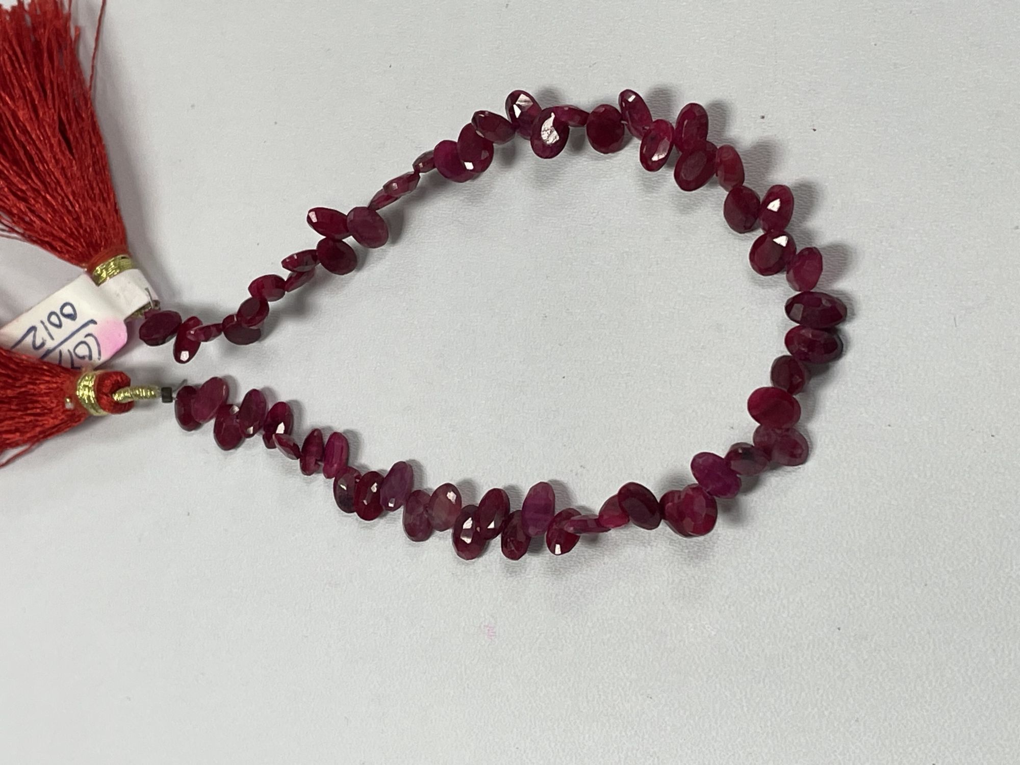 Dyed Ruby Oval Faceted