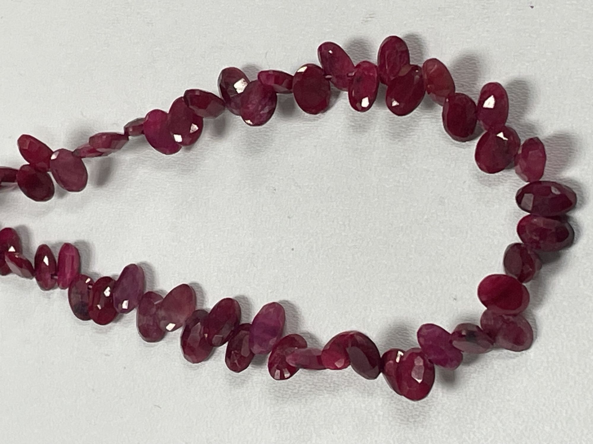 Dyed Ruby Oval Faceted