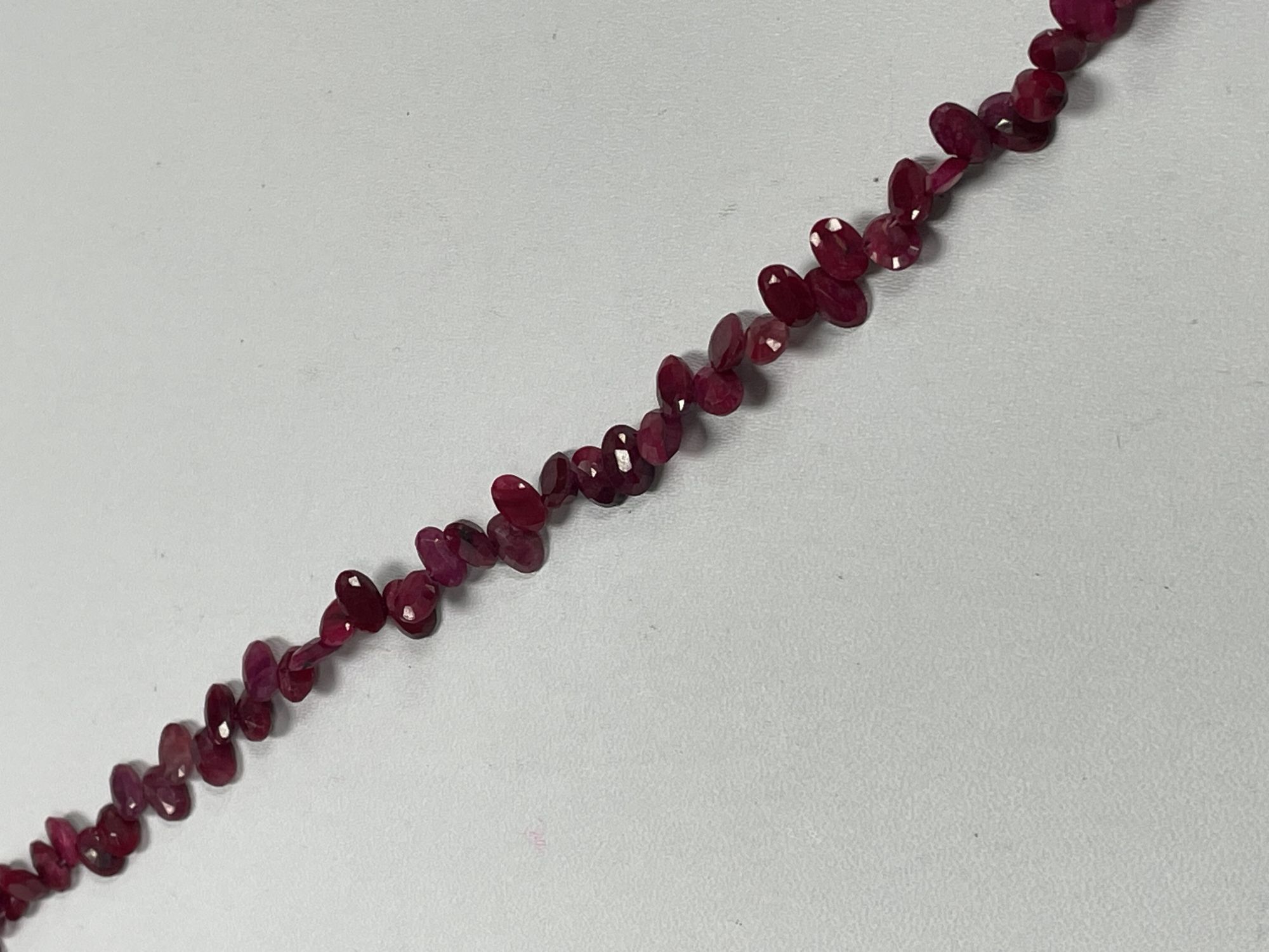 Dyed Ruby Oval Faceted